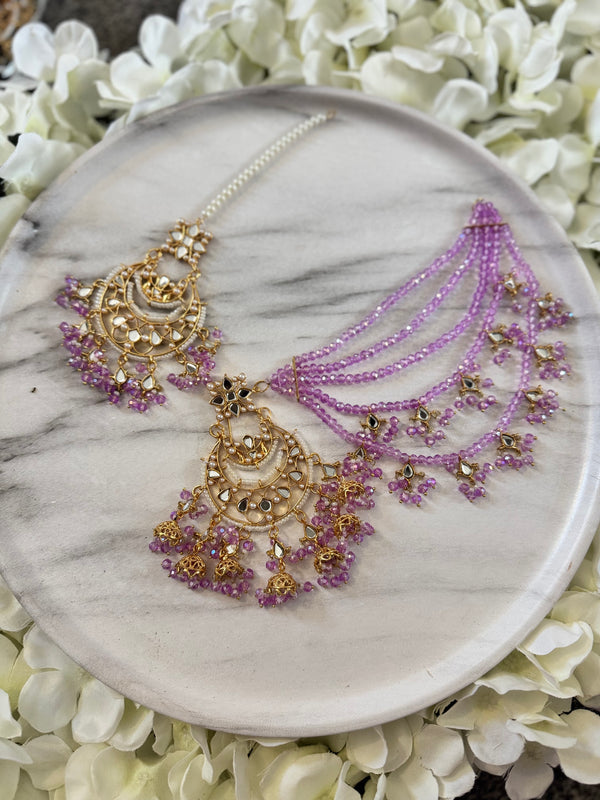 AYEZAL| Tikka set in lilac