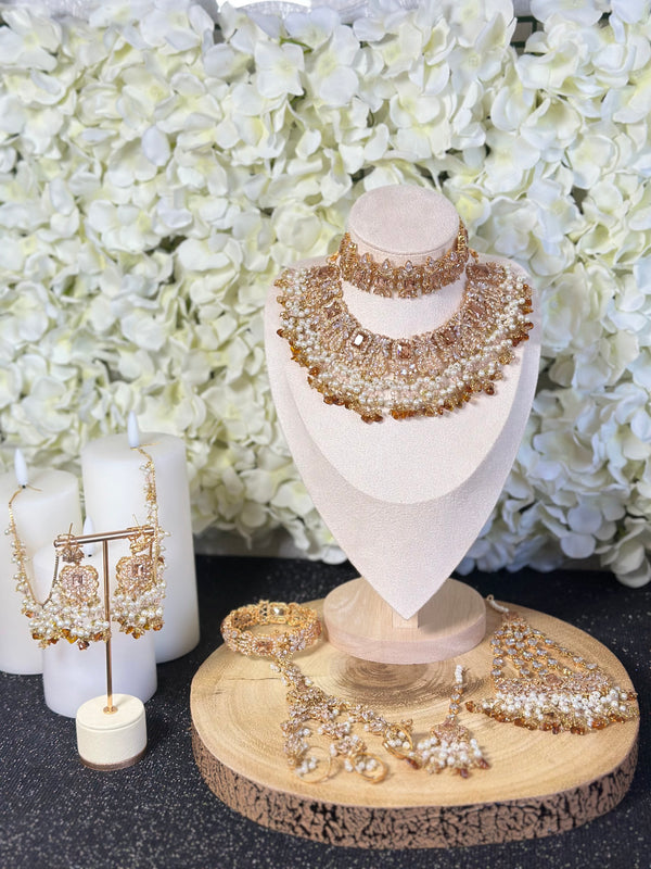ZILLEY | 2-piece Bridal set in Gold