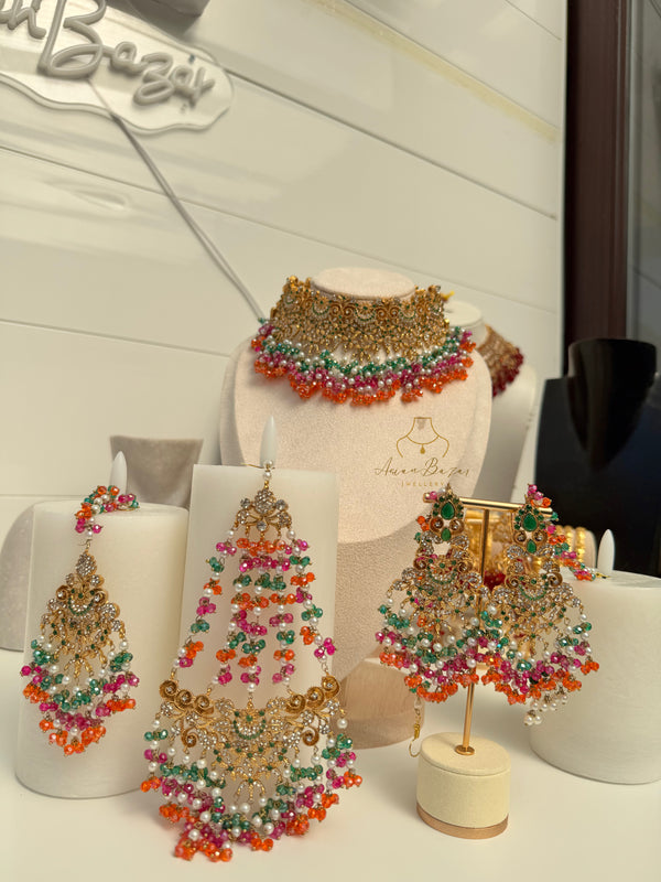 ALEEMA | Bridal set in multi (opt 2)