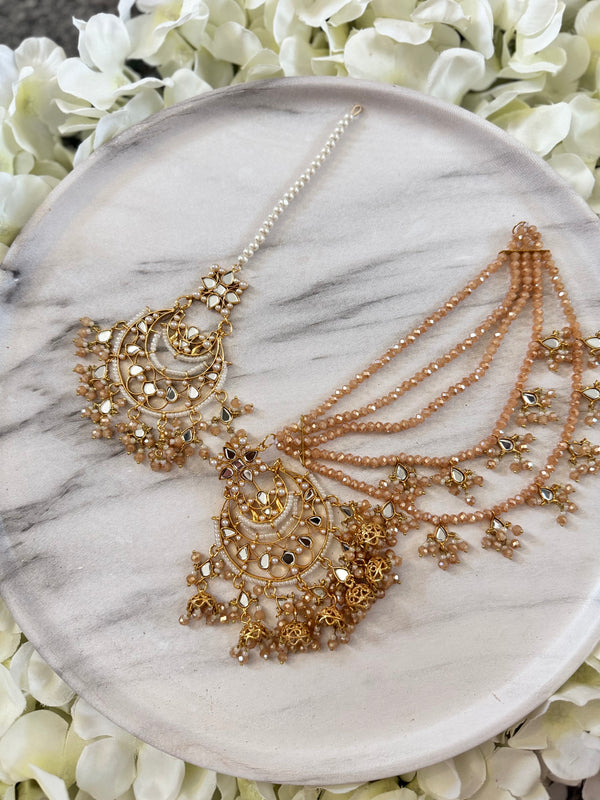ALEIYAH| Tikka set in gold