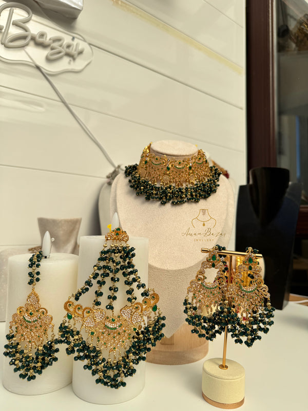 ALEEMA | Bridal set in Green